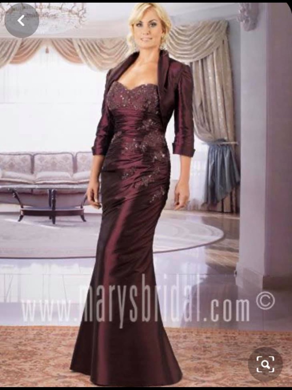 Elegant Satin Mother-of-the-Bride Dress with Jacket